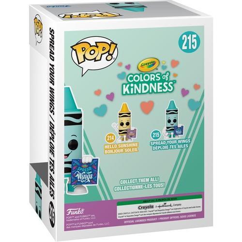 FUNKO POP! AD ICONS: Crayola Colors of Kindness - Spread Your Wings (Robin's Egg Blue Crayon)  [Collectible Figurine Statue Bust] Vinyl figurine statue