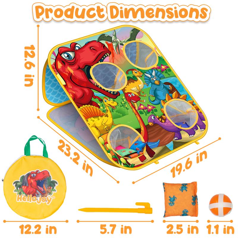 Bean Bag Toss Game Kids Outdoor Toys,Double-Sided Foldable Cornhole Board Backyard Beach Yard Outdoor Toys For Toddler, Outside Lawn Party Activities Toy Gift For Boys Girls Age 3 4 5 6 7 8