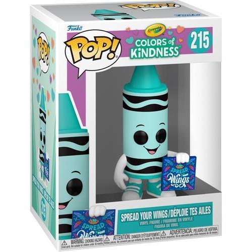 FUNKO POP! AD ICONS: Crayola Colors of Kindness - Spread Your Wings (Robin's Egg Blue Crayon)  [Collectible Figurine Statue Bust] Vinyl figurine statue