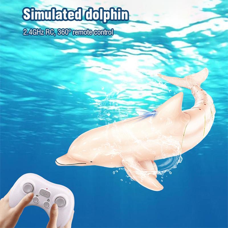 Remote Control Dolphin Toy, 1 Box Waterproof Wireless Remote Control Dolphin Toy, Outdoor Remote Control Dolphin Toy, Birthday Gift