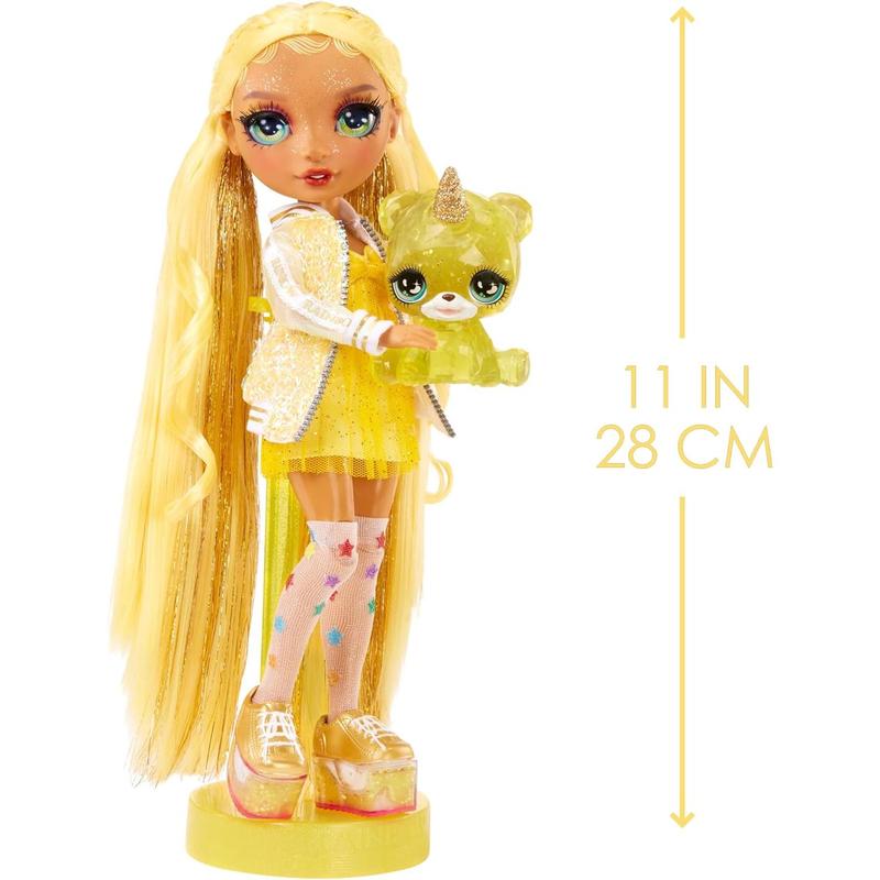 Rainbow High Sunny, Yellow with Slime Kit & Pet, Blonde 11