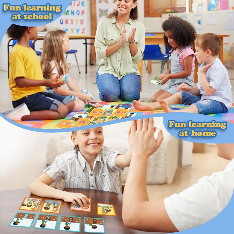 Sequencing Cards, Sequence Game, Improve Storytelling, Social Skills, Sentence Building, Learning Activities toys