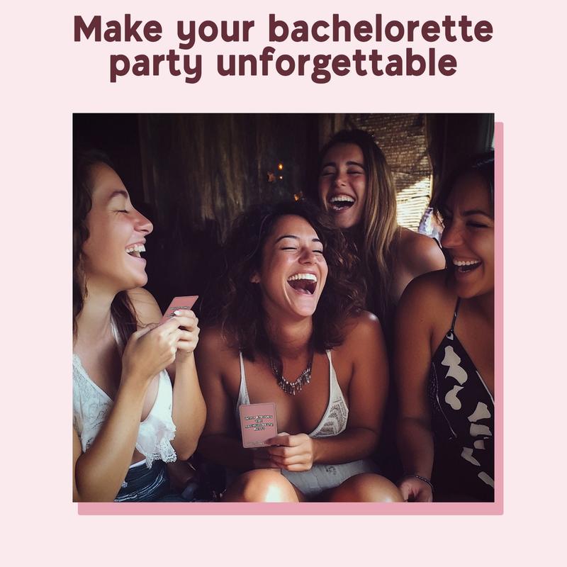 The Greatest Bachelorette Party Game Bundle - 4 Games in 1, Perfect for Girls Night or Bridal Shower