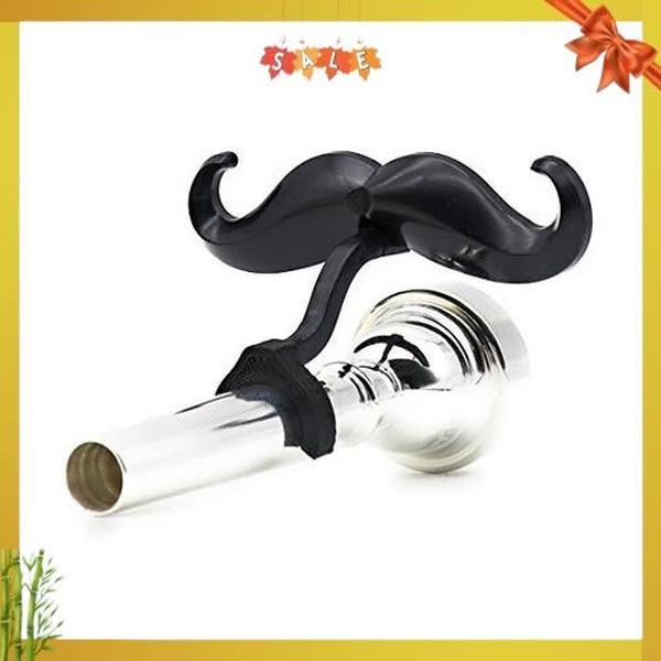 Clip-on Mustache for Brass Mouthpiece, Gift Accessory for Trumpet, Trombone, Tuba, French Horn, Baritone, Euphonium Players (Trumpet)