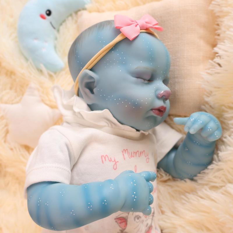 17 Inch Lifelike Reborn Doll, Cute Realistic Doll with Clothes & Gift Box, Soft Doll Toy for Birthday & Festival Gifts