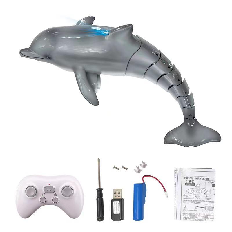 Remote Control Dolphin Toy, 1 Box Waterproof Wireless Remote Control Dolphin Toy, Outdoor Remote Control Dolphin Toy, Birthday Gift