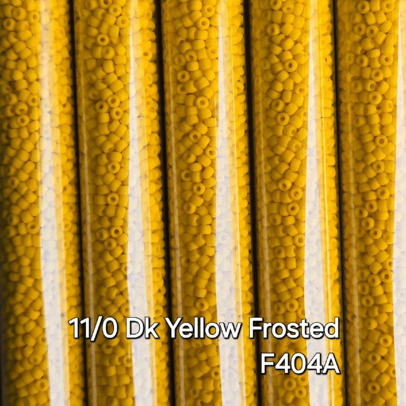 11 0 Frosted Opaque Beads 30gm