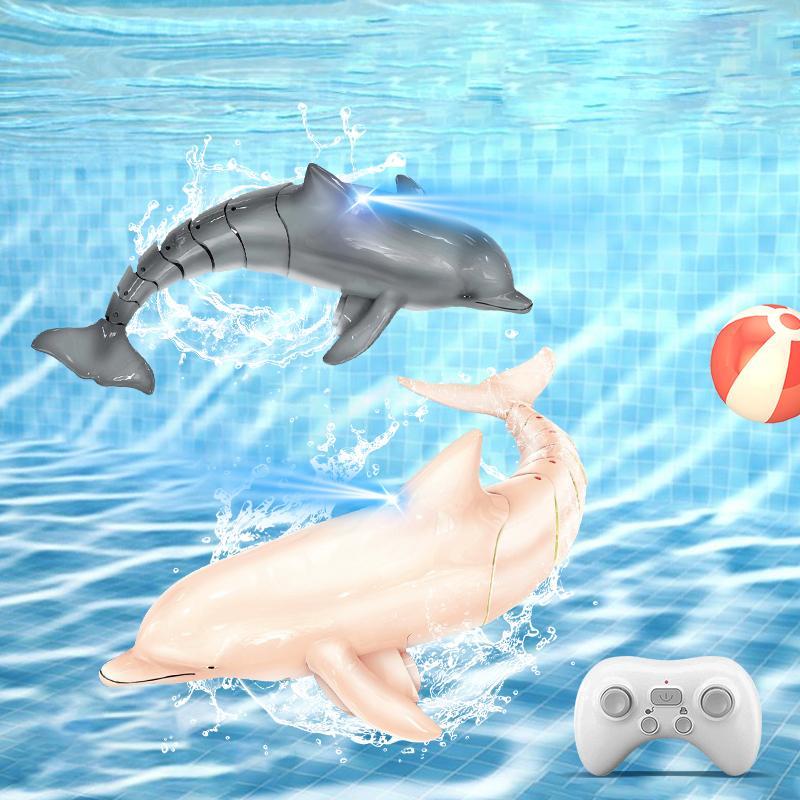 Remote Control Dolphin Toy, 1 Box Waterproof Wireless Remote Control Dolphin Toy, Outdoor Remote Control Dolphin Toy, Birthday Gift