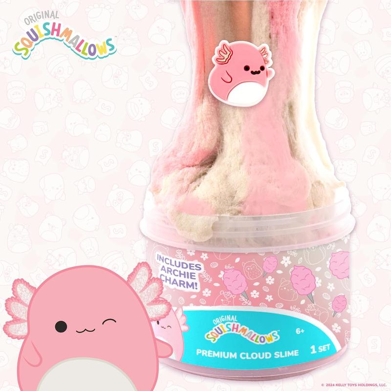 Squishmallows Archie Axolotl Cloud Slime, 8 oz