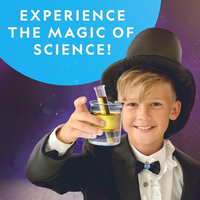 NATIONAL GEOGRAPHIC Science Magic Kit – Science Kit for Kids with 50 Unique, Chemistry Set and STEM Project, A Great Gift for Boys and Girls