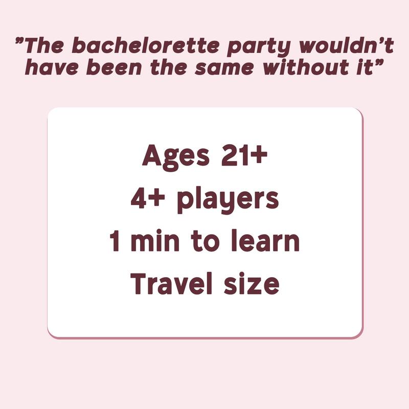 The Greatest Bachelorette Party Game Bundle - 4 Games in 1, Perfect for Girls Night or Bridal Shower