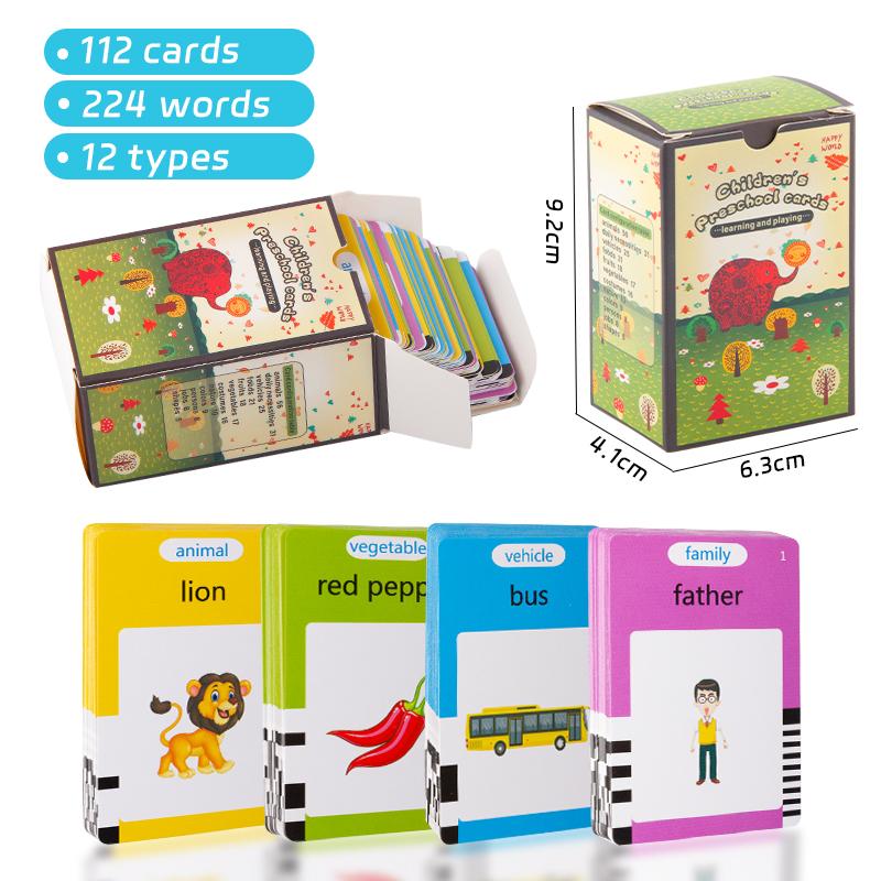 Talking & Learning Sight Word 224 Flash Cards, Speech Therapy Toy, Education Montessori Toy, Billingual Flash Card, Christmas Toy, Holiday Haul.