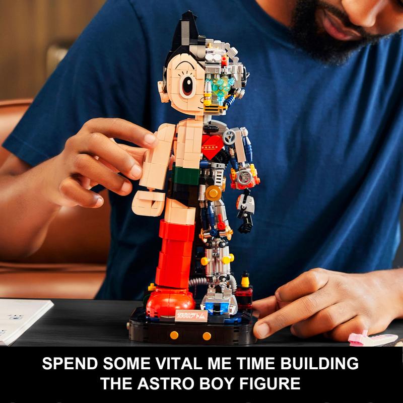 PANTASY Astro Boy Building Kit, Creative Collectible Construction Set for Adults and Teens, Detailed Build-and-Display Model, Perfect for Home or Office, Unique Birthday Gift Idea, 1250 Pieces