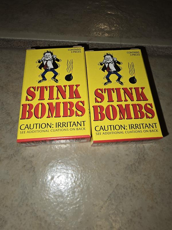 Stink Bombs - Gag, Prank, Joke - Smell Fart Rotten Egg - Novelty Toy