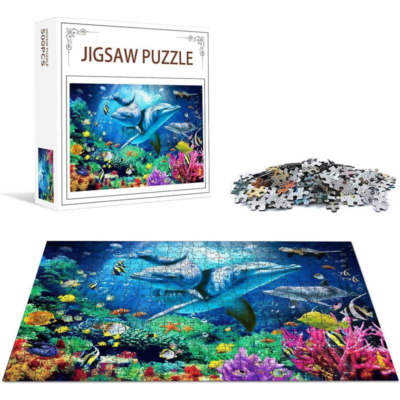 Nattork Jigsaw Puzzles 1000 Pieces for Adults, Families (Sea World) Pieces Fit Together Perfectly