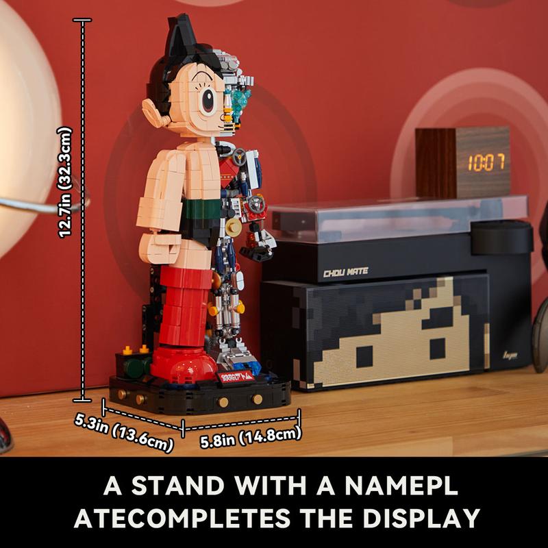 PANTASY Astro Boy Building Kit, Creative Collectible Construction Set for Adults and Teens, Detailed Build-and-Display Model, Perfect for Home or Office, Unique Birthday Gift Idea, 1250 Pieces