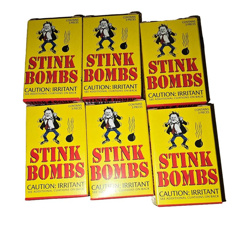 Stink Bombs - Gag, Prank, Joke - Smell Fart Rotten Egg - Novelty Toy