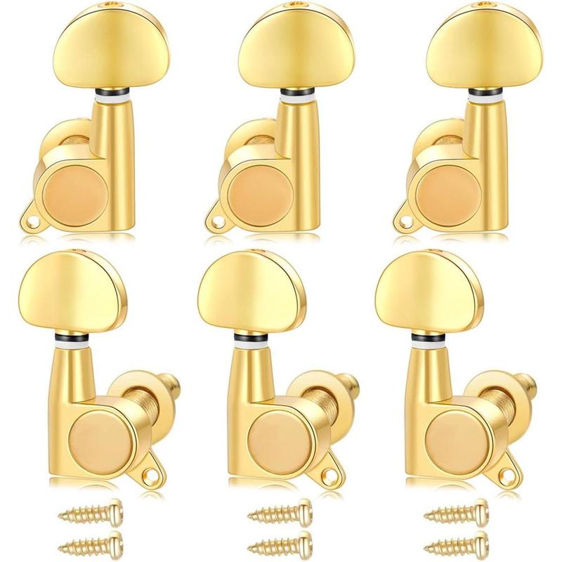 Guitar Tuning Pegs 6 Pcs 3l3r Acoustic Guitar Tuner Guitar Pegs Guitar Parts Guitar Machine Heads Knobs Guitar Replacement Buttons Knobs