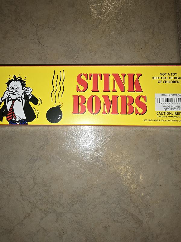 Stink Bombs - Gag, Prank, Joke - Smell Fart Rotten Egg - Novelty Toy