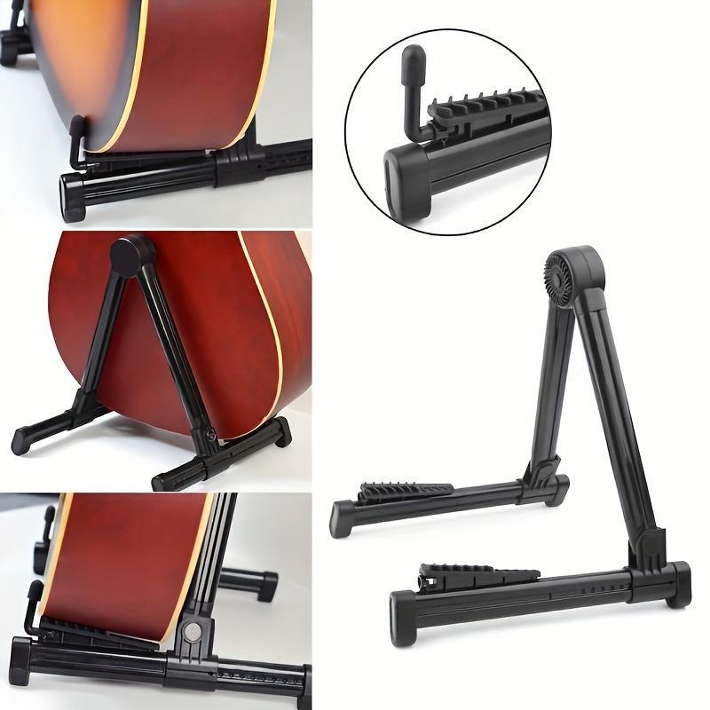 Foldable Universal Guitar Stand, Guitar Stand Holder, Vertical Support Stand for Stage Performance