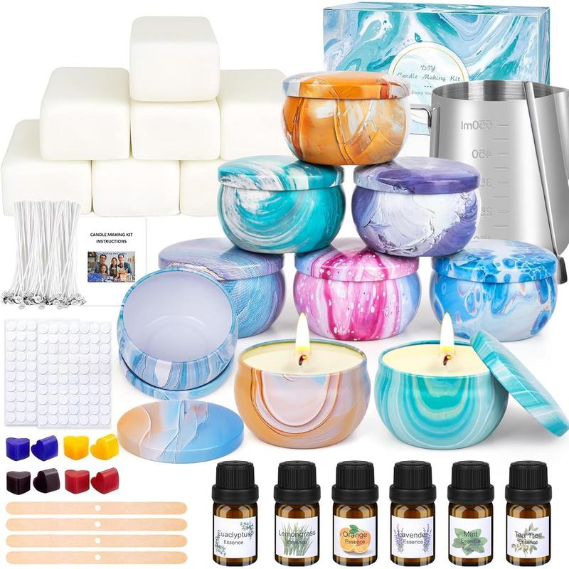 Candle Making Kit, Candle Making Kit for Adults, DIY Candle Making Supplies, Soy Candle Making Kit, DIY Kits for Adults, Geginners-Perfect Christmas Gifts Valentines Day Gift Mother's Day Gift