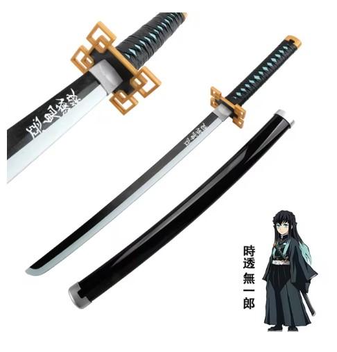 Kimetsu no Yaiba Original Anime Katana Cosplay Weapon Demon Slayer Sword Zenitsu Kyoujurou Tanjiro Swords