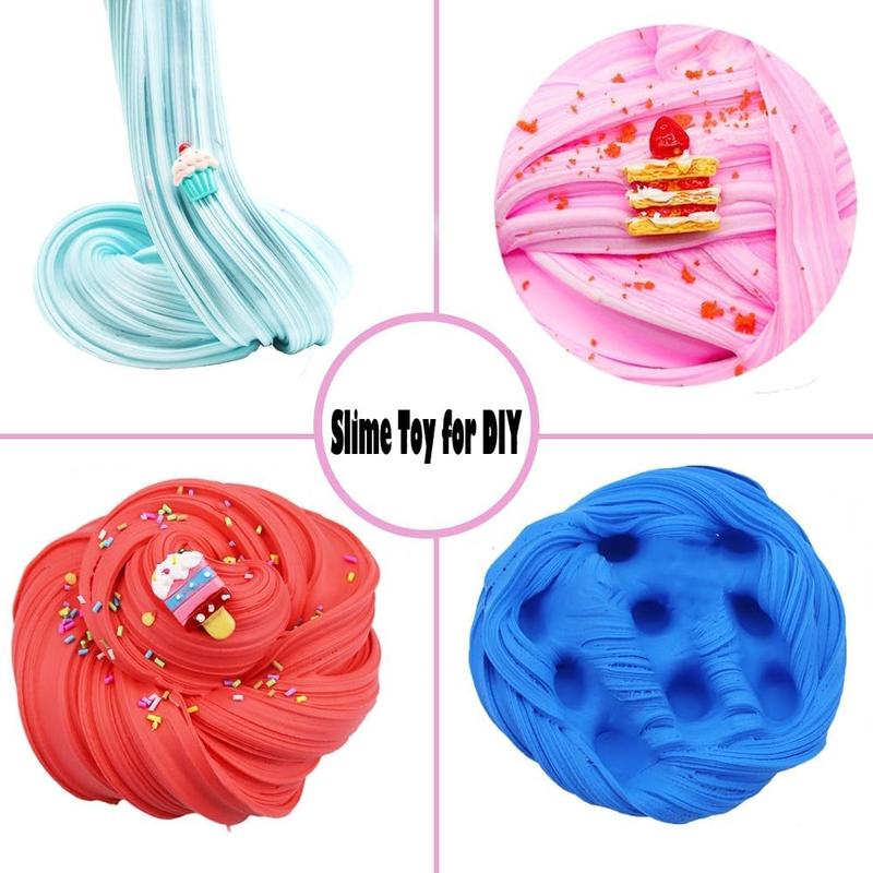 5 Pack Butter Slime Kit, Kids Party Favors, Visual and Tactile Experience, Stress Relief Toy, Goody Bag Toys, Birthday Gifts for Girls Boys