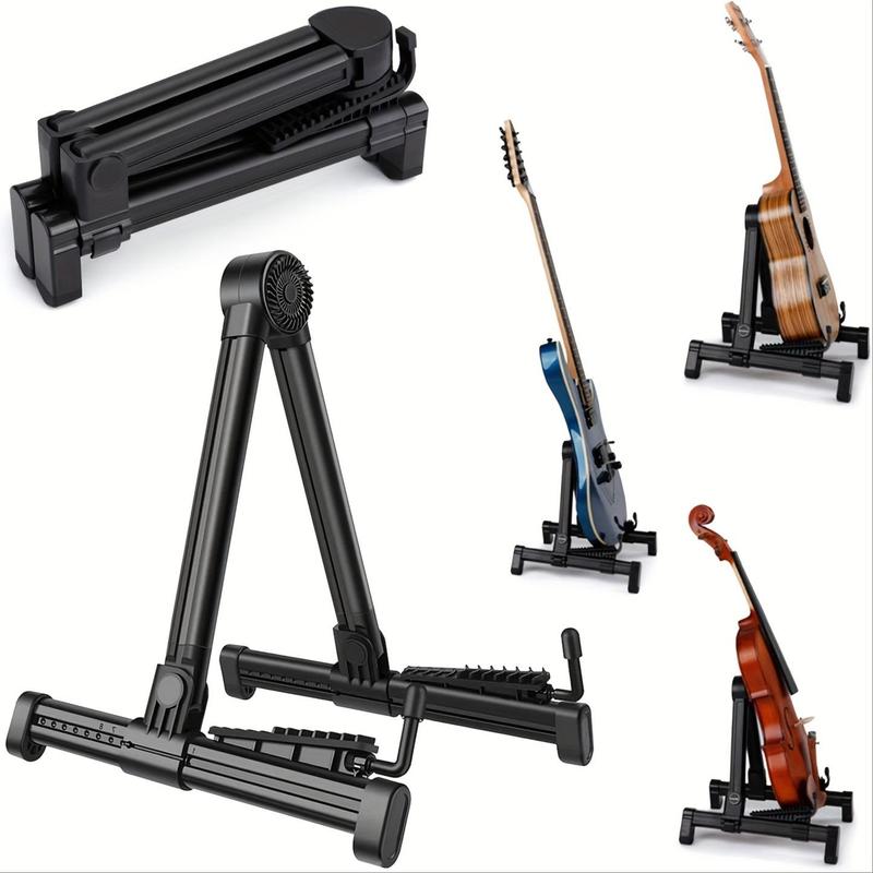 Foldable Universal Guitar Stand, Guitar Stand Holder, Vertical Support Stand for Stage Performance