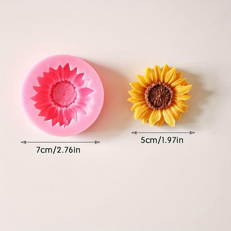 Sunflower Shaped Silicone Mold, DIY Candle Mold, Handmade Candle Mold, Resin Drip Mold, DIY Candle Making Tool