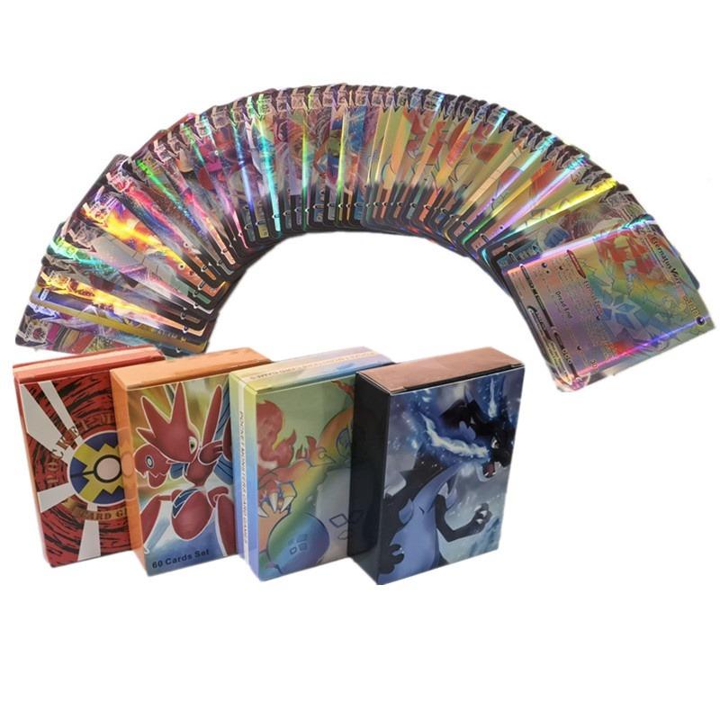 Pokemon GX Vmax Card Collection In English 60 Pieces For Kids And Adults