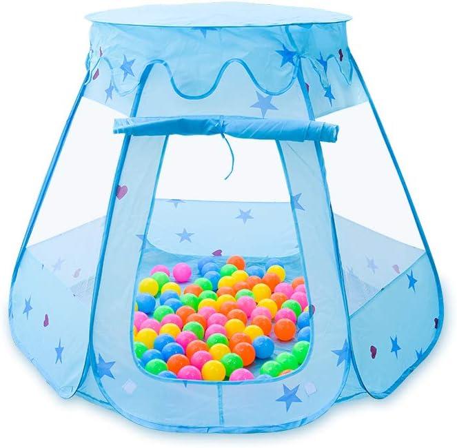 Christmas gift Tent Girls Kids Playhouse - Pop Up Play Tent with Star Light Tent, Ball Pit Toys for Birthday Gift for Indoor and Outdoor