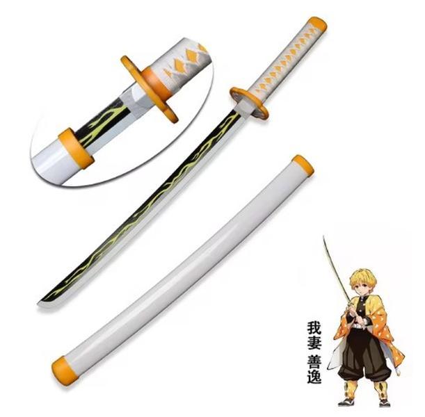 Kimetsu no Yaiba Original Anime Katana Cosplay Weapon Demon Slayer Sword Zenitsu Kyoujurou Tanjiro Swords