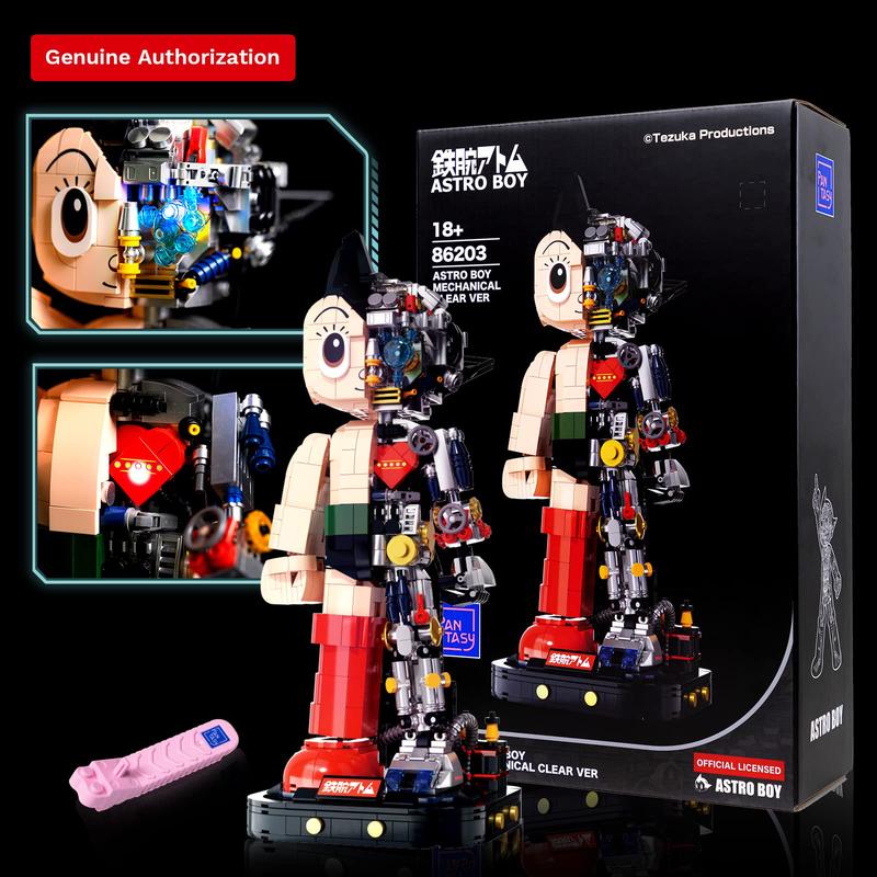 PANTASY Astro Boy Building Kit, Creative Collectible Construction Set for Adults and Teens, Detailed Build-and-Display Model, Perfect for Home or Office, Unique Birthday Gift Idea, 1250 Pieces