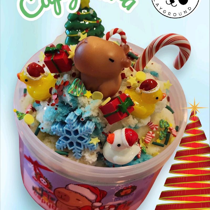 Capybara Christmas Slime Kit