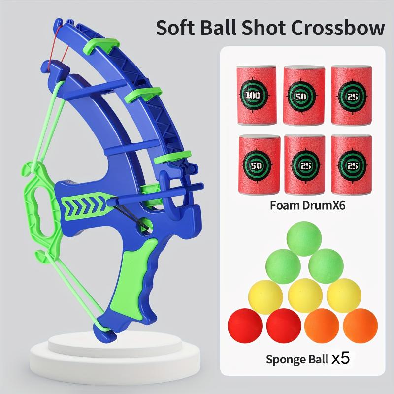 12-Piece Deluxe Bow and Arrow Set - Soft Bullet Target Game with Interactive Shooting Experience, Educational Toy for Family Bonding, Parent-Child Interaction, and Developing Hand-Eye Coordination Skills