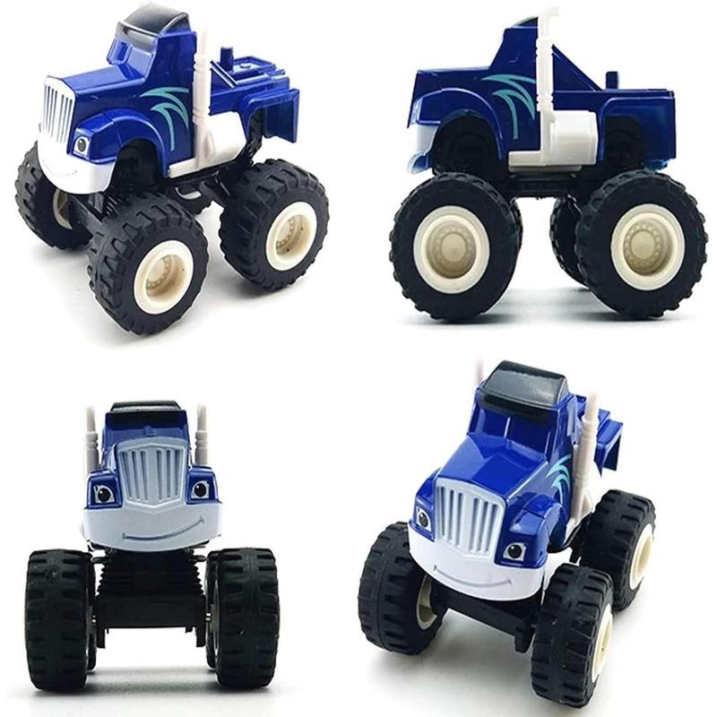 NICENINE The Monster Machines Toys, Monster Machines Toys - Truck Vehicles Toys Gifts - Machines Toys Scooters Car for Kids (6 pcs)