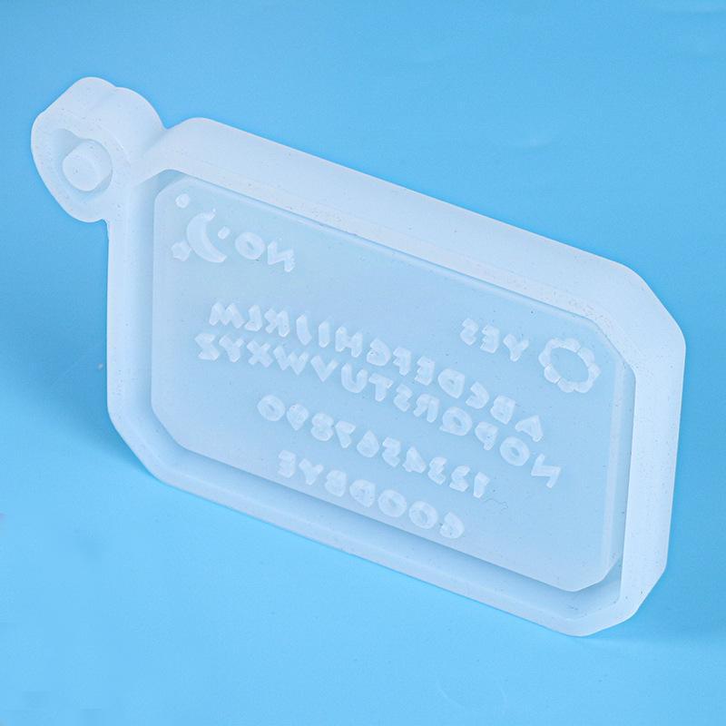 Mirror Divination Box Silicone Mold, Modern Simple Style Decorative Drop Glue Mould, DIY Mold for Home Decor, Pottery & Ceramics Supplies