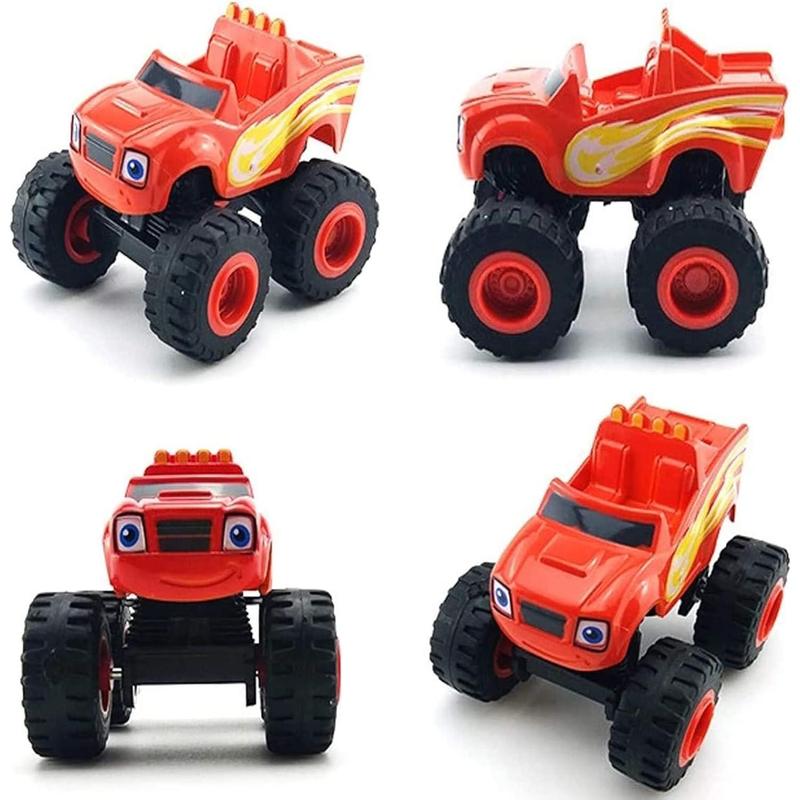 NICENINE The Monster Machines Toys, Monster Machines Toys - Truck Vehicles Toys Gifts - Machines Toys Scooters Car for Kids (6 pcs)