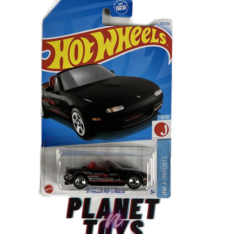 Hot Wheels 91 Mazda MX-5 Miata Diecast Car - 1:64 Scale