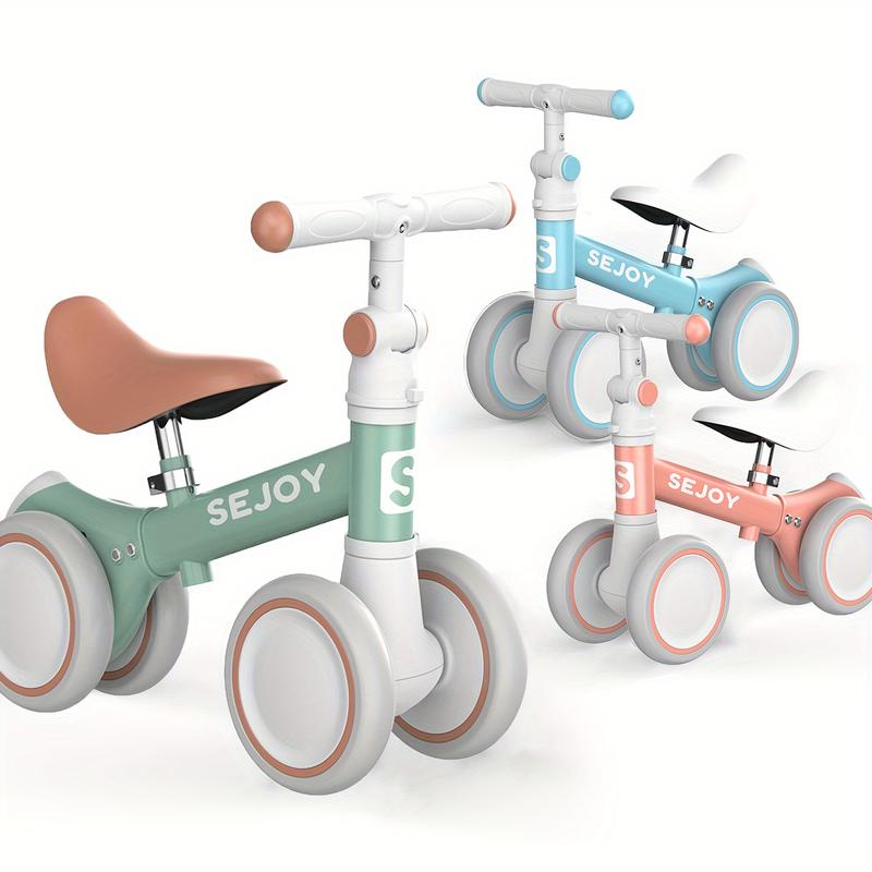 Balance Bike -  Balance Bike - 4 Wheels, 3 Years old still can use, Adjustable Seat - For Little Riders 3 Years  - First Bike, Birthday Gift - Ride, Balance, Grow, Smile!