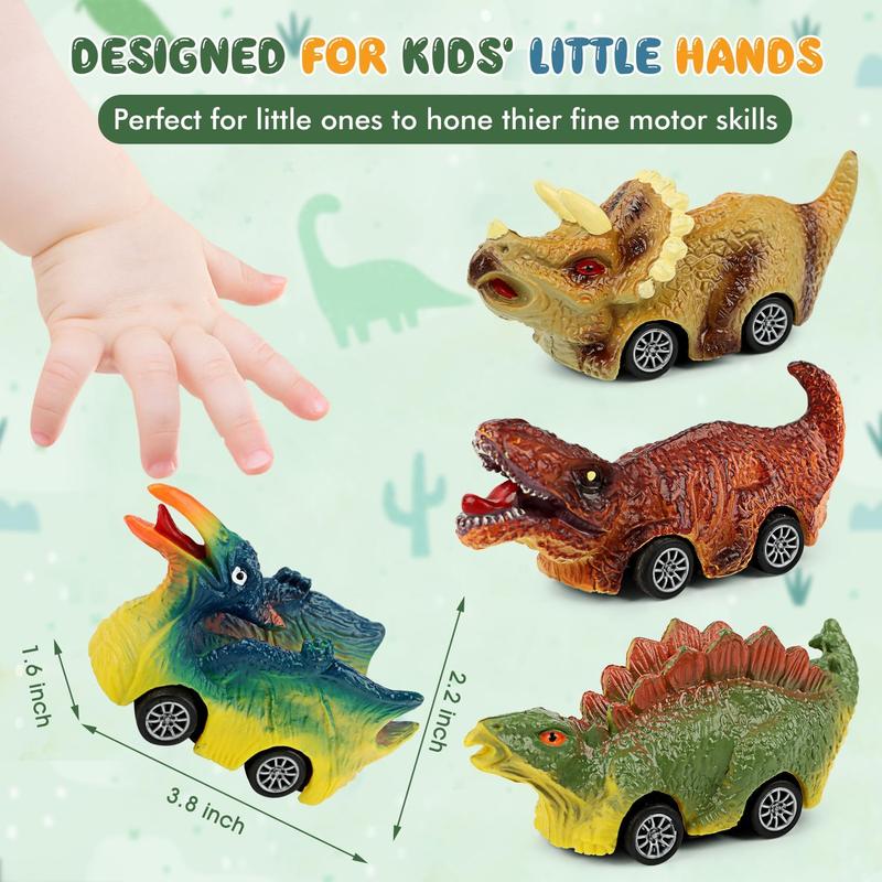 Christmas 2024 Gifts Toys for Kids Nicmore Dinosaur Truck Kid Toys Car: Toys for Boy 5 in 1 Carrier Transport Toy for Kid | Boy Girl Birthday Gifts