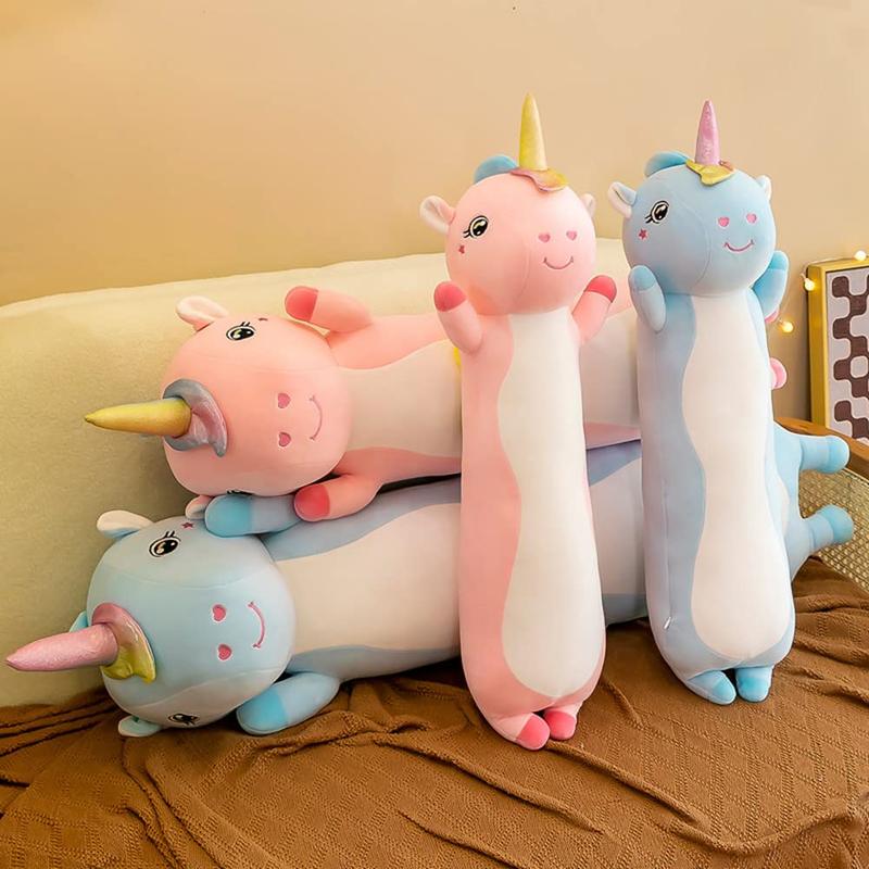 chubbyjoy Stuffed Animals Plush Pillow Unicorn Pink