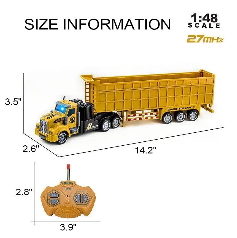 RC Dump Truck with Trailer - 14