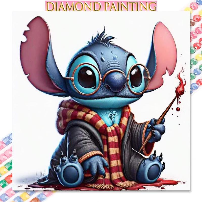 Cartoon Character Pattern DIY Diamond Arts Colorful Painting Kit without Frame, 1 Set DIY 5D Colorful Painting for Bedroom & Home Wall Decor