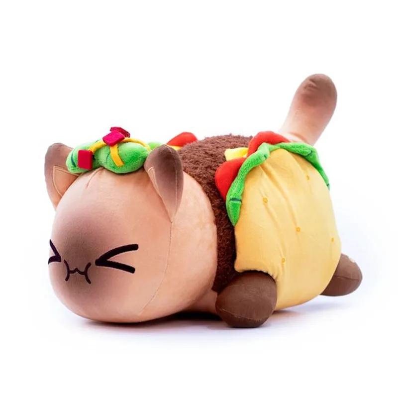 Meemeow Aphmau Plush Meemeows Food Cats Plushie Bunle Ahpmau French Fries Burger Pillow Plush Toys Kawaii Cute Plushy Cats Doll