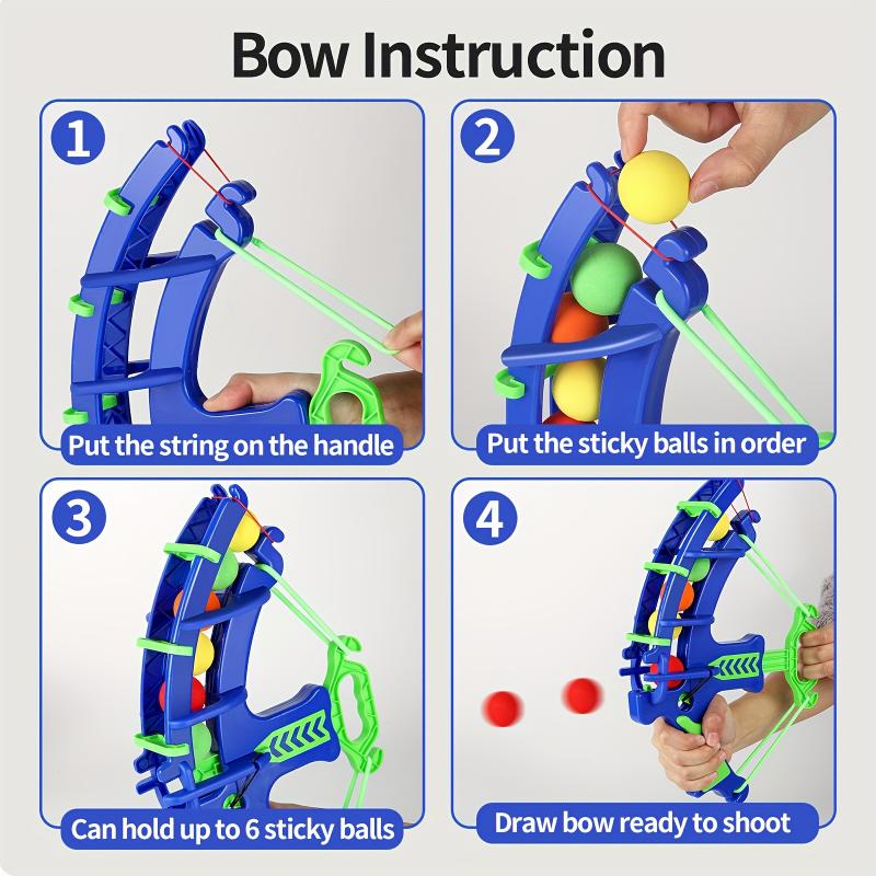 12-Piece Deluxe Bow and Arrow Set - Soft Bullet Target Game with Interactive Shooting Experience, Educational Toy for Family Bonding, Parent-Child Interaction, and Developing Hand-Eye Coordination Skills