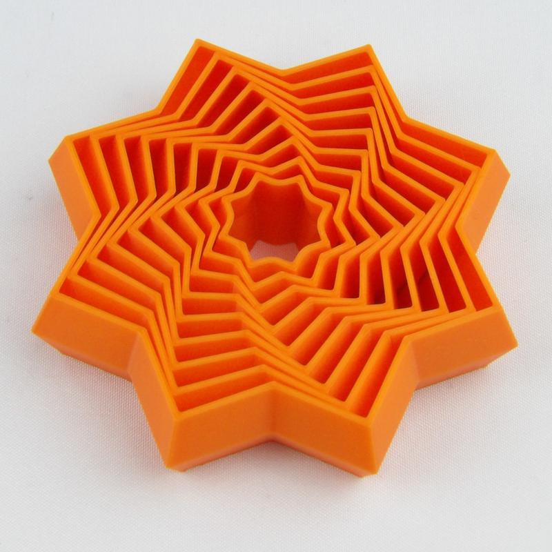 Soothing Fractal Star Fidget for Relaxation and Focus - Multicolor!