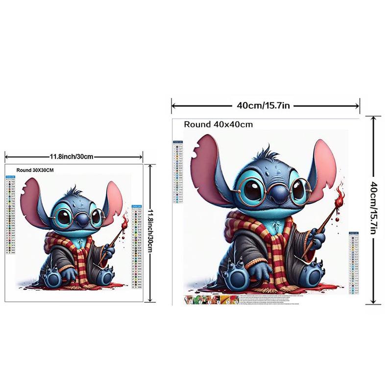 Cartoon Character Pattern DIY Diamond Arts Colorful Painting Kit without Frame, 1 Set DIY 5D Colorful Painting for Bedroom & Home Wall Decor