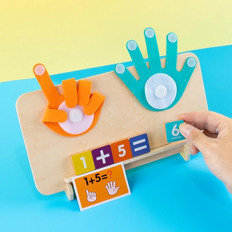 Children's Montessori digital teaching aids kindergarten learning addition and subtraction finger mathematics cognition puzzle arithmetic toys, Pet Owners