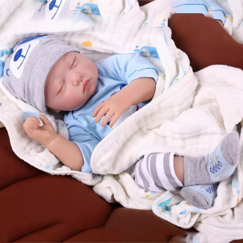 22 Inch Reborn Doll, Realistic Reborn Dolls, Lifelike Sleeping Newborn Doll Toy, Creative Doll Toy, Reborn Dolls, Stocking Fillers Gift, Baby Doll